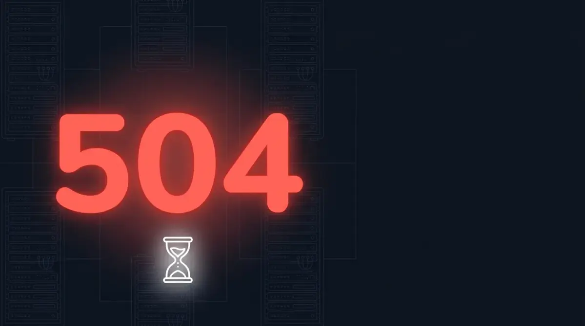 HTTP 504 Gateway Timeout: What It Means and How to Fix It