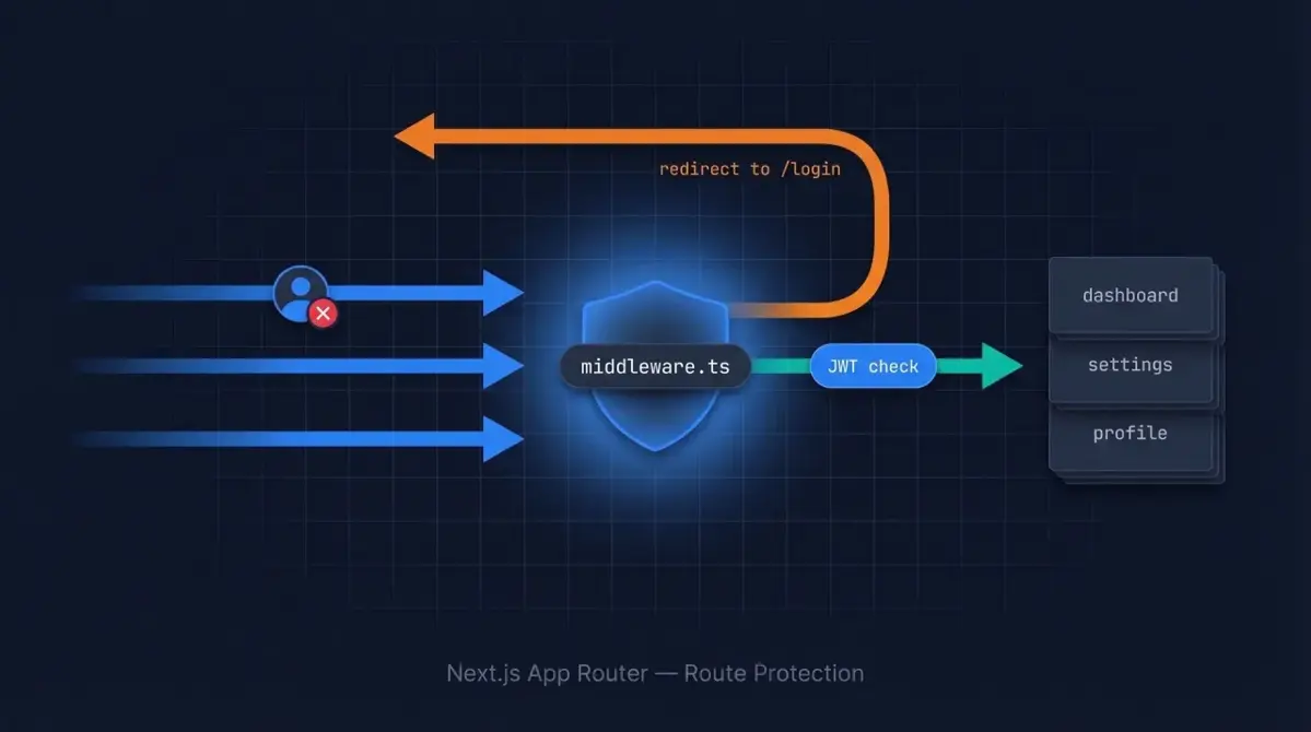 Next.js Middleware 驗證:在 App Router 保護路由