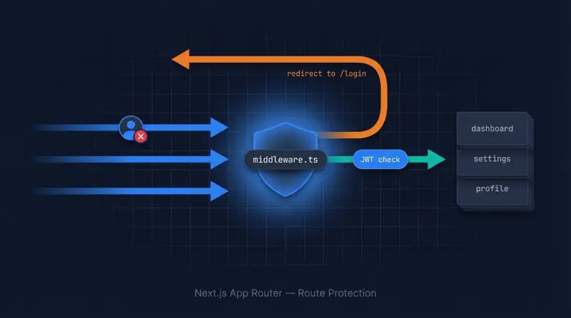 Next.js Middleware Authentication: Protect Routes in App Router