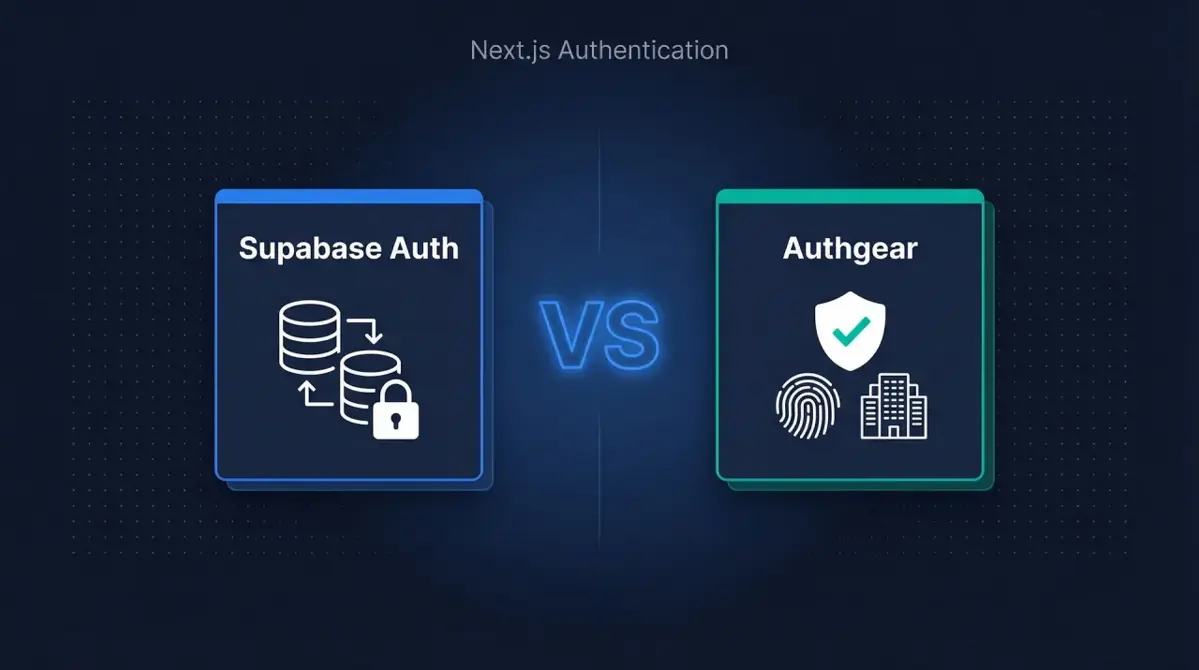 Supabase Auth vs Authgear for Next.js: Which Should You Choose?